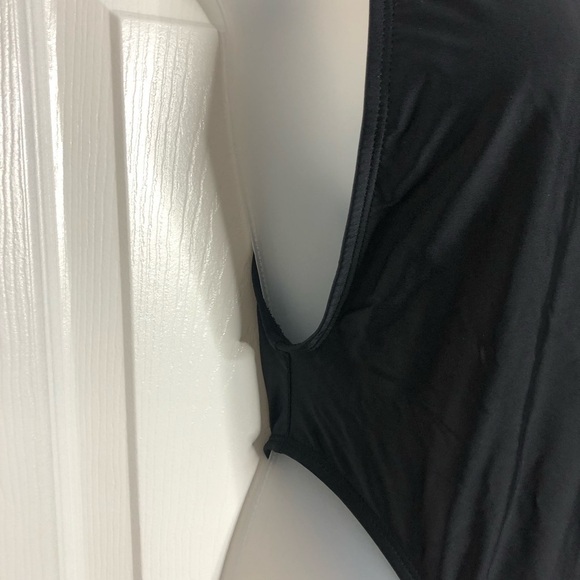 Dippin Daisy’s Black One Piece High Cut Swimsuit S NWT - Picture 4 of 9